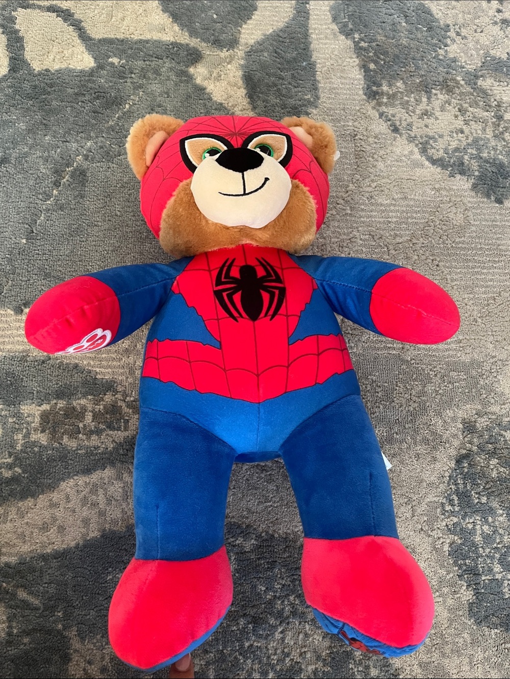 Build-A-Bear Spider Hero Teddy in Red and Blue